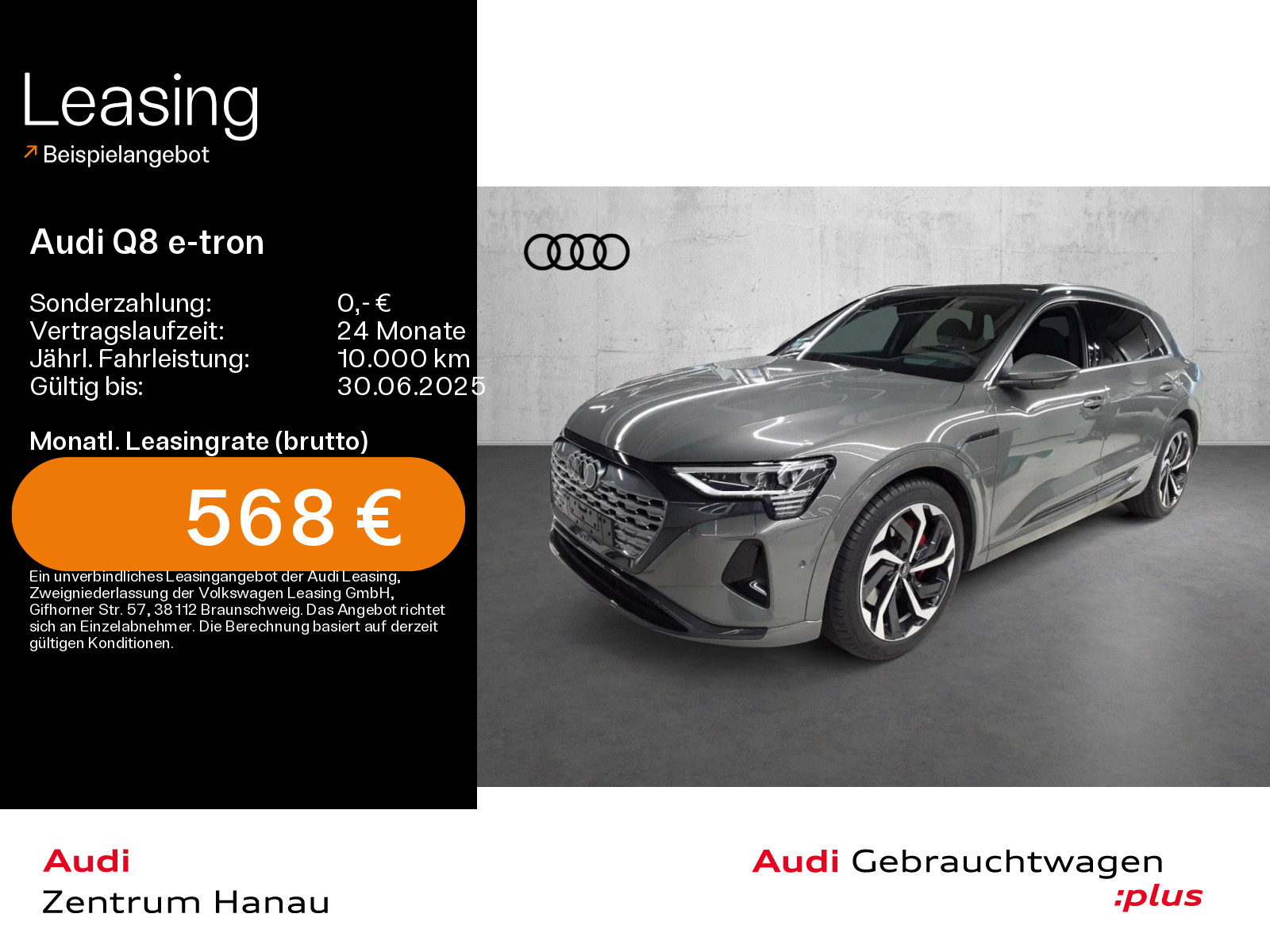 Q8 e-tron 55 quattro advanced*NAVI-PLUS*MATRIX*HUD*LEDER*21ZOLL