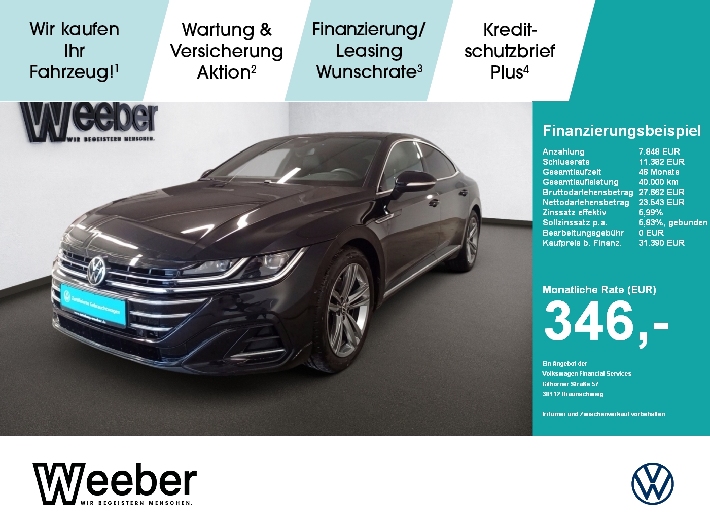 Arteon R-Line HUD*PANO*AHK*NAVI*AUT HeadUp AHK