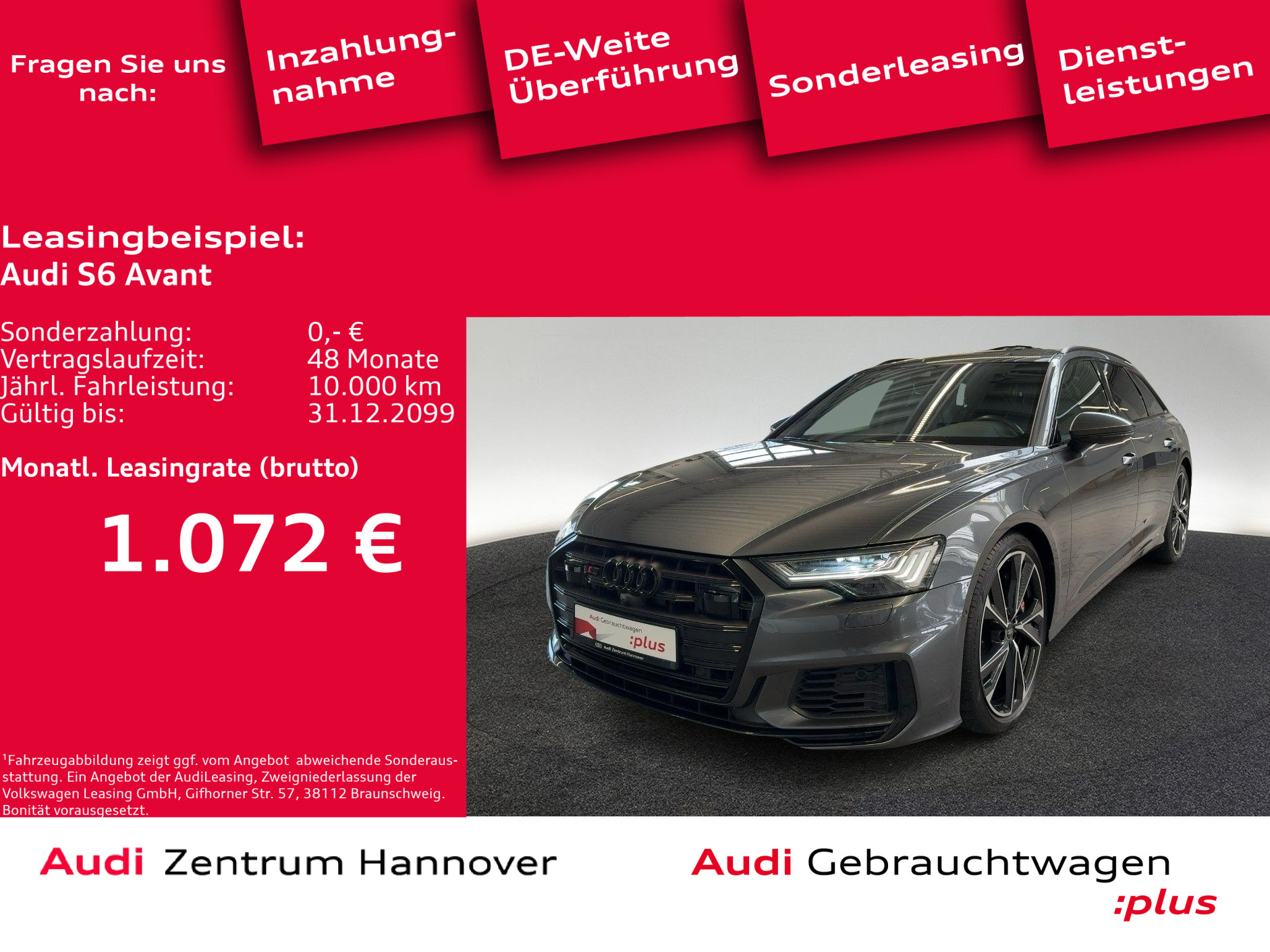 S6 Avant 3.0 TDI quattro Standh. Pano HD Matrix Luft B&O
