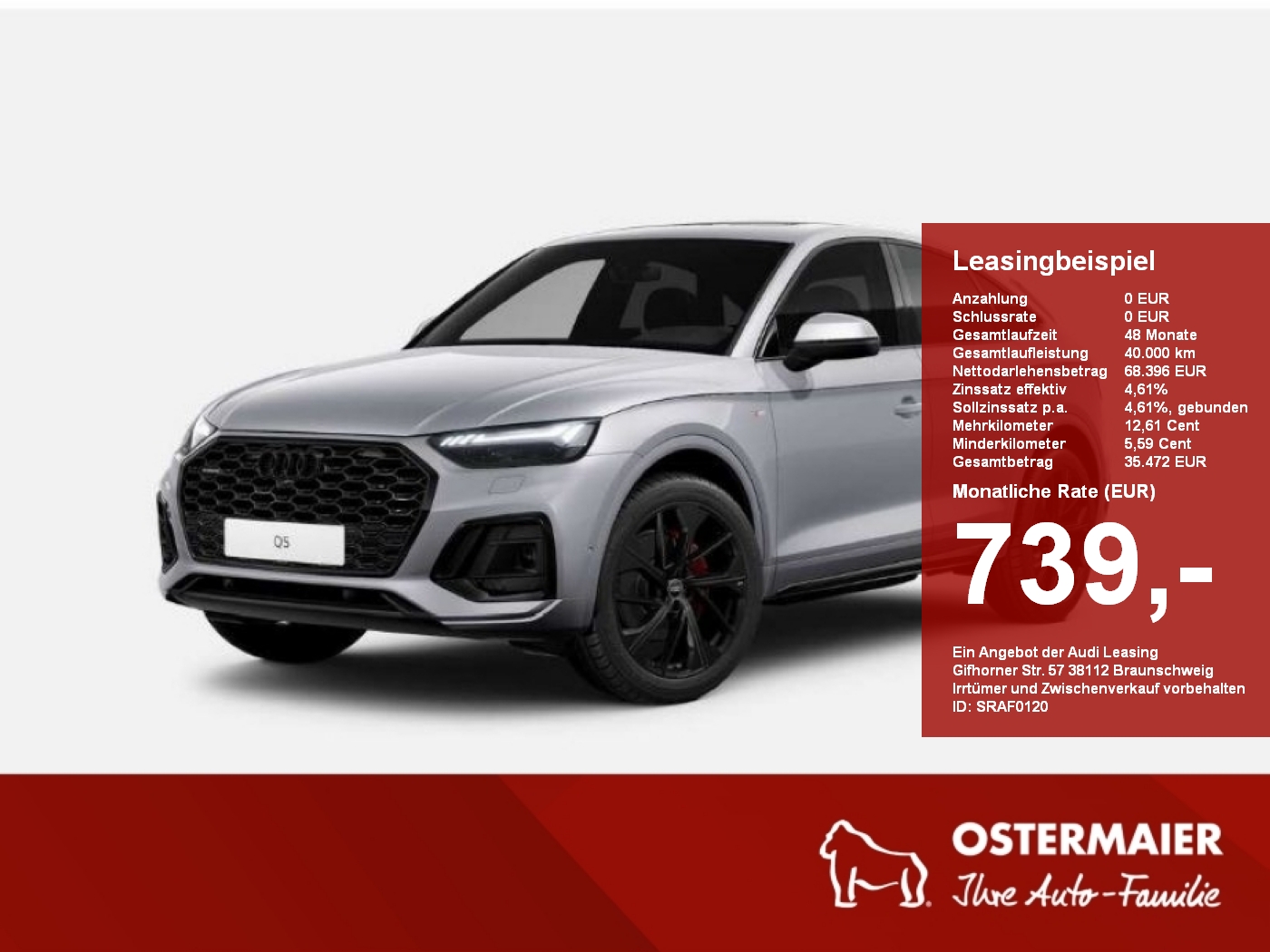 Q5 Sportback S line business 40 TDI quattro S tronic 21ALU.AHK.NAV.LED.PANO