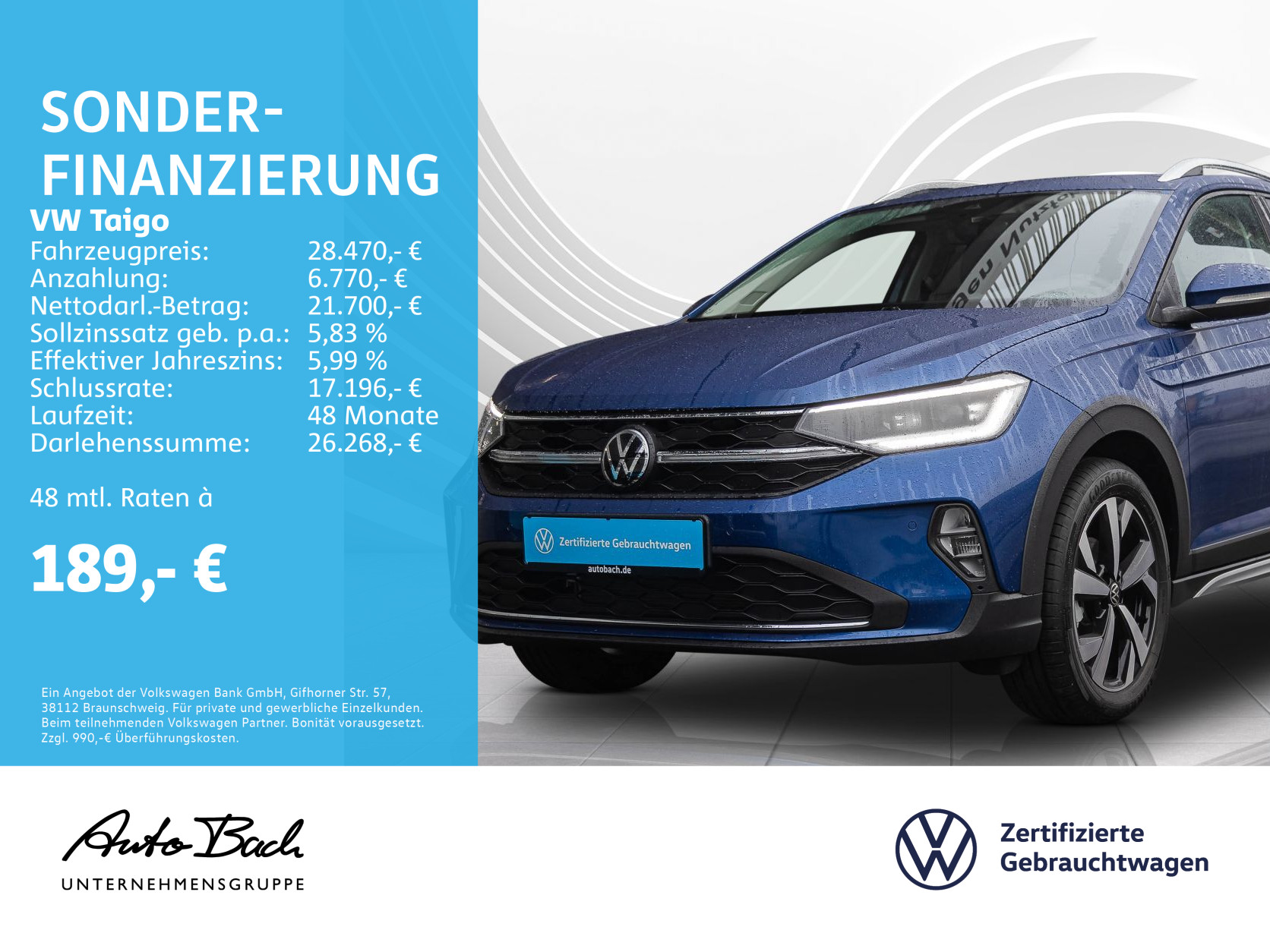 Volkswagen Taigo 1.0 TSI 