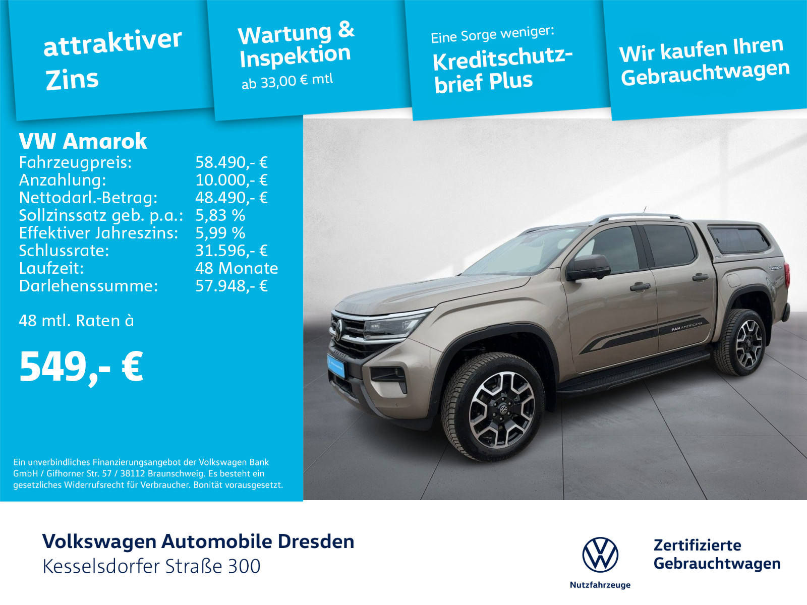 Amarok 3.0 TDI DSG 4M PanAmericana Navi LED Sitzhzg. AHZV