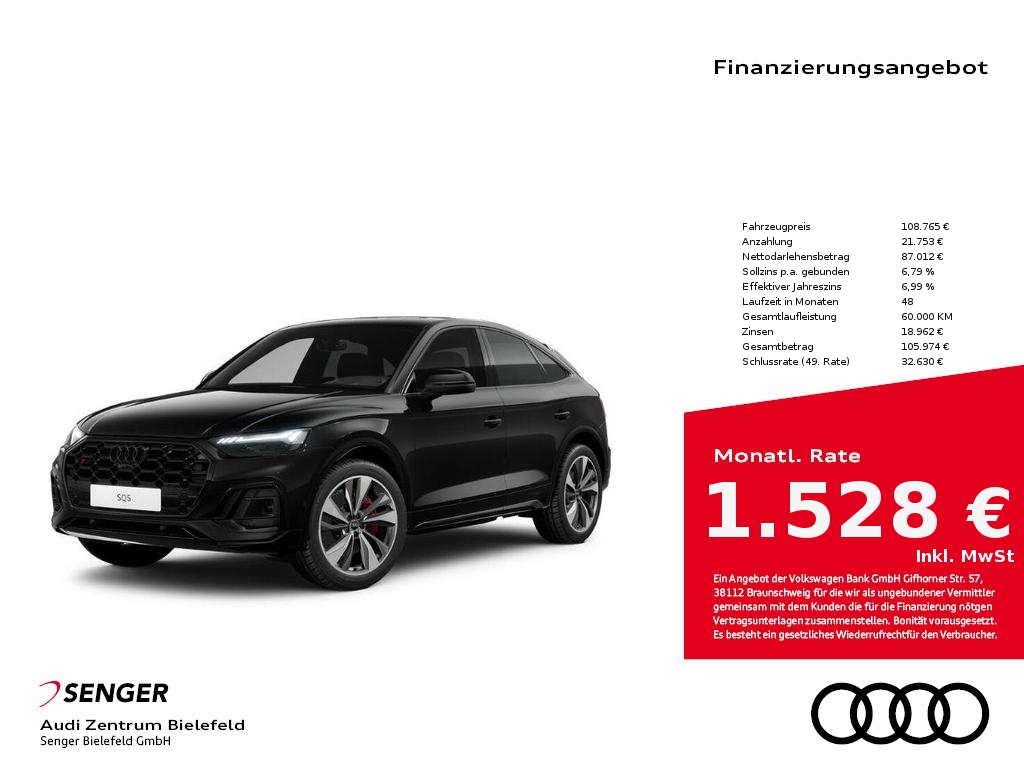 SQ5 Sportback TDI Business-Paket Memory Panorama