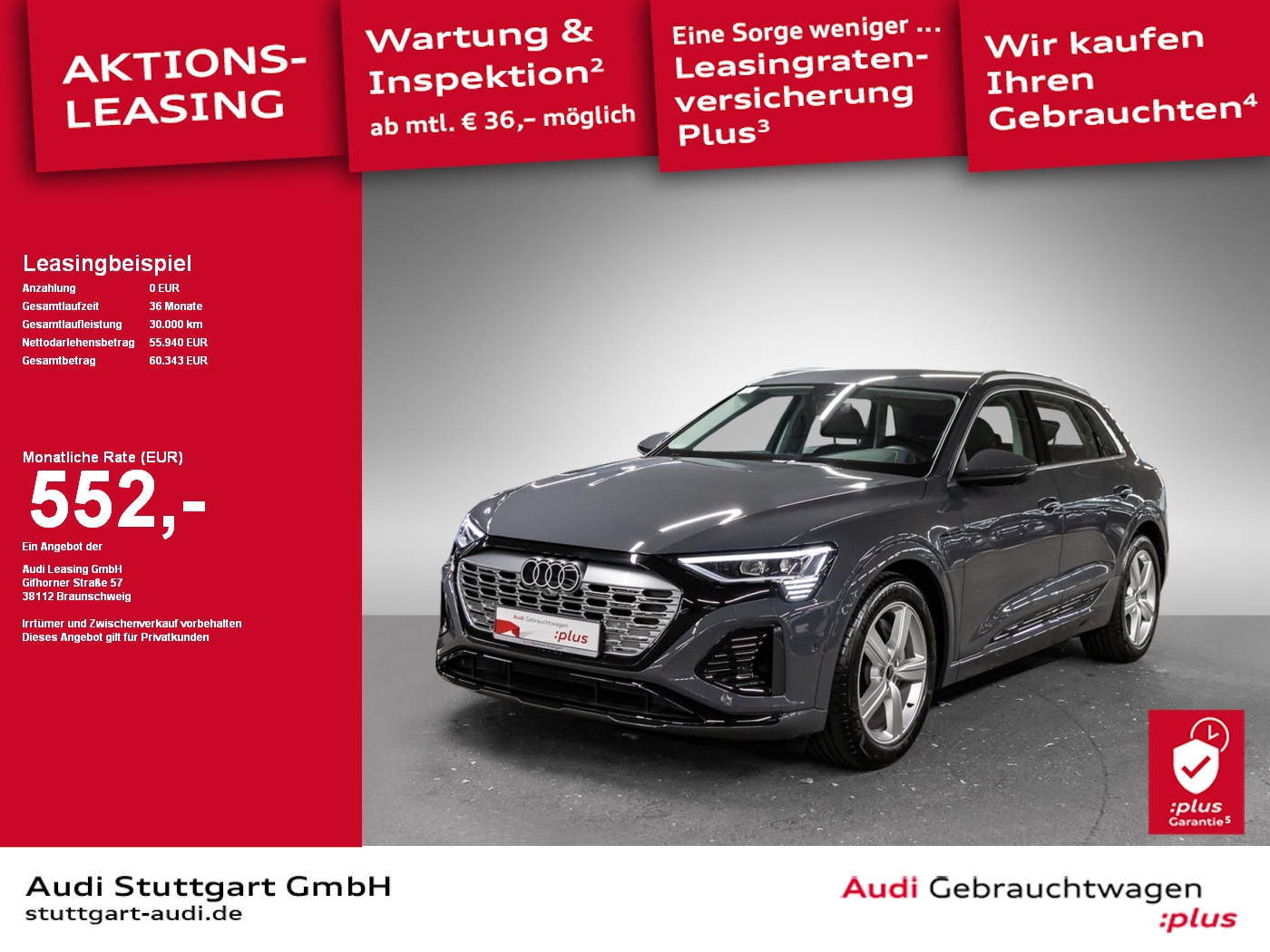 Q8 e-tron S line S line 50 quattro 250 kW AIR