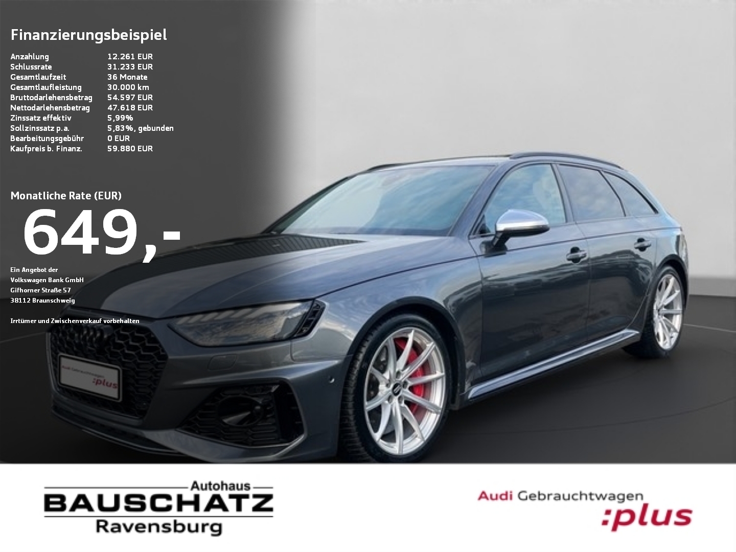 RS4 Avant 2.9 TFSI quattro *280 km/h*KERAMIK*AHK