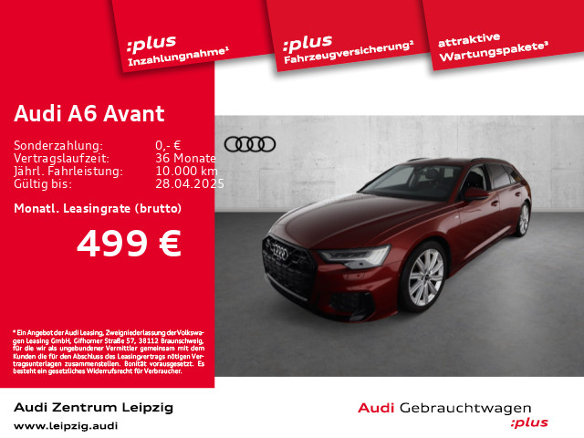 Audi A6 Avant 45 TFSI q S line Parken