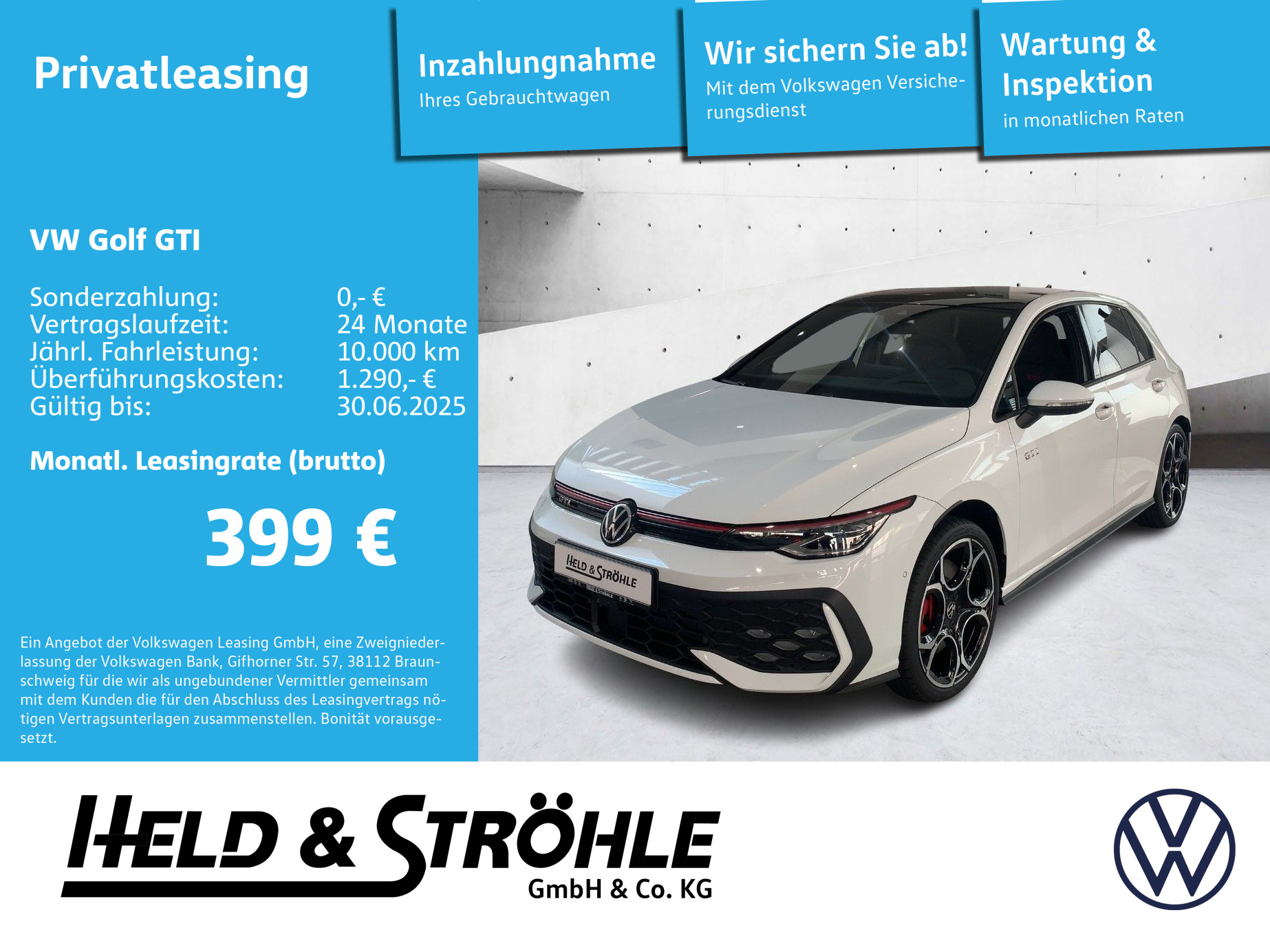 Golf GTI 2,0l TSI 195 kW AHK HAK KAM HUD PANO