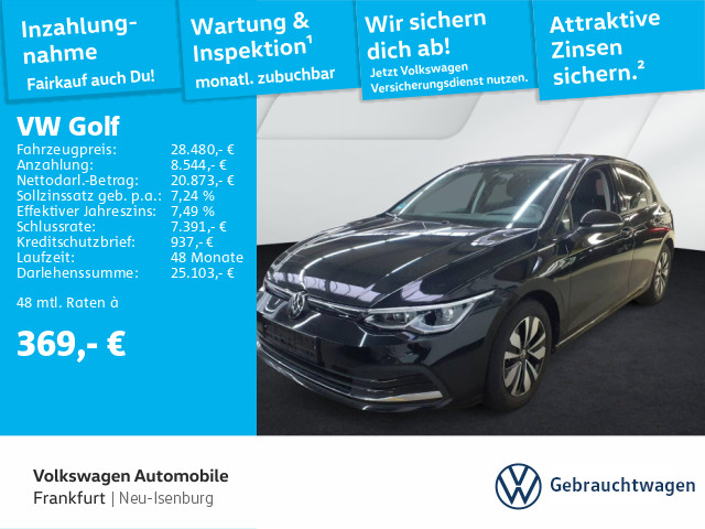 Golf VIII 2.0 TDI DSG MOVE Navi LEDPlus DAB+ FrontAssist