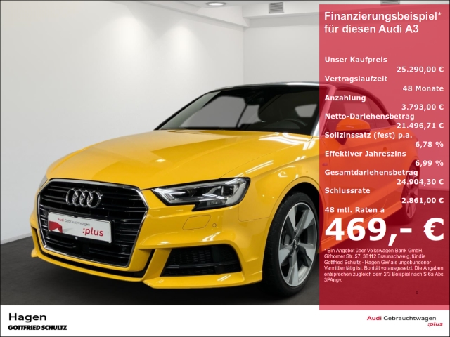 Audi A3 1.4 TSI Cabriolet S-Line sport