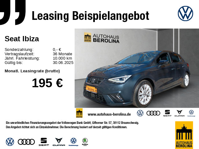 Seat Ibiza 1.0 TSI FR