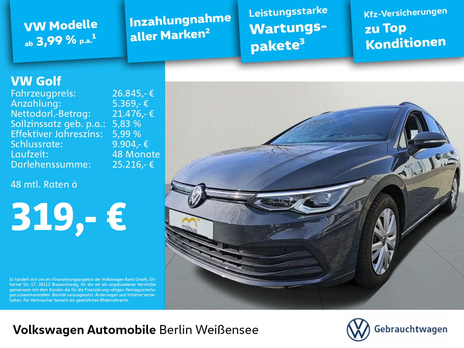 Volkswagen Golf Variant 1.5 TSI Golf VIII Life e
