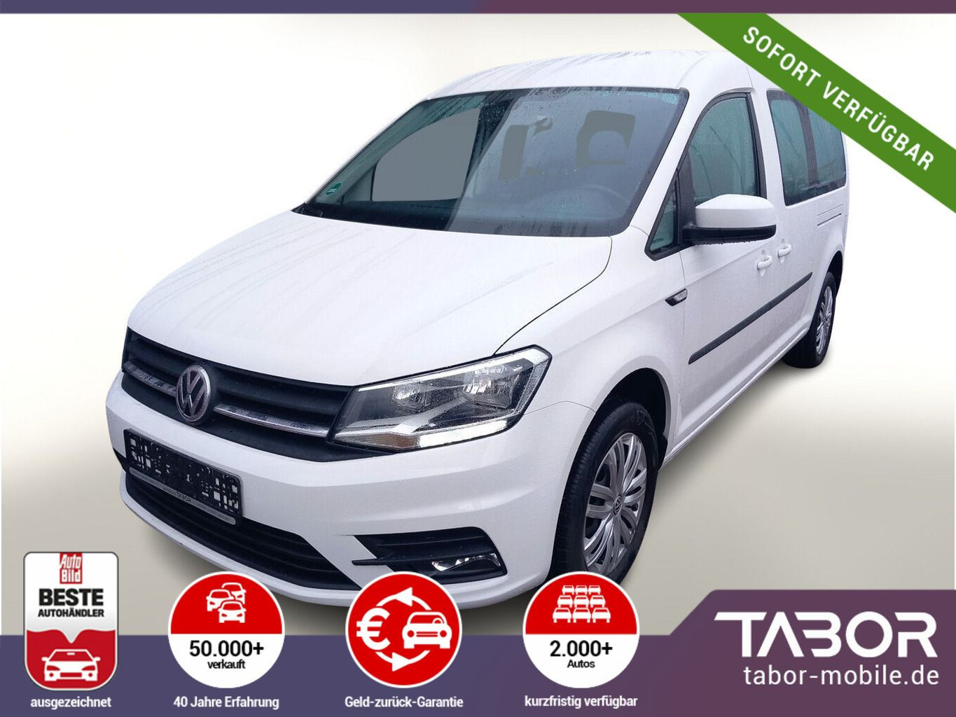 Caddy Maxi 2.0 TDI 102 7-S Nav Klimaaut. AppCon