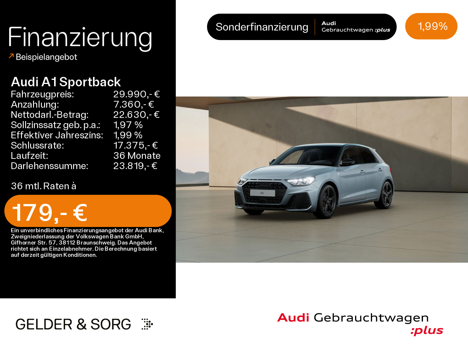 A1 Sportback 30 TFSI S line Optikp.schw.*LED*ACC