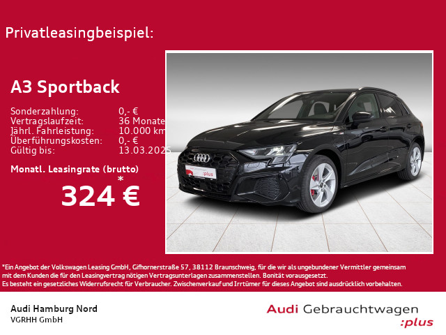 A3 Sportback 45 TFSIe S line S tronic Navi Sound