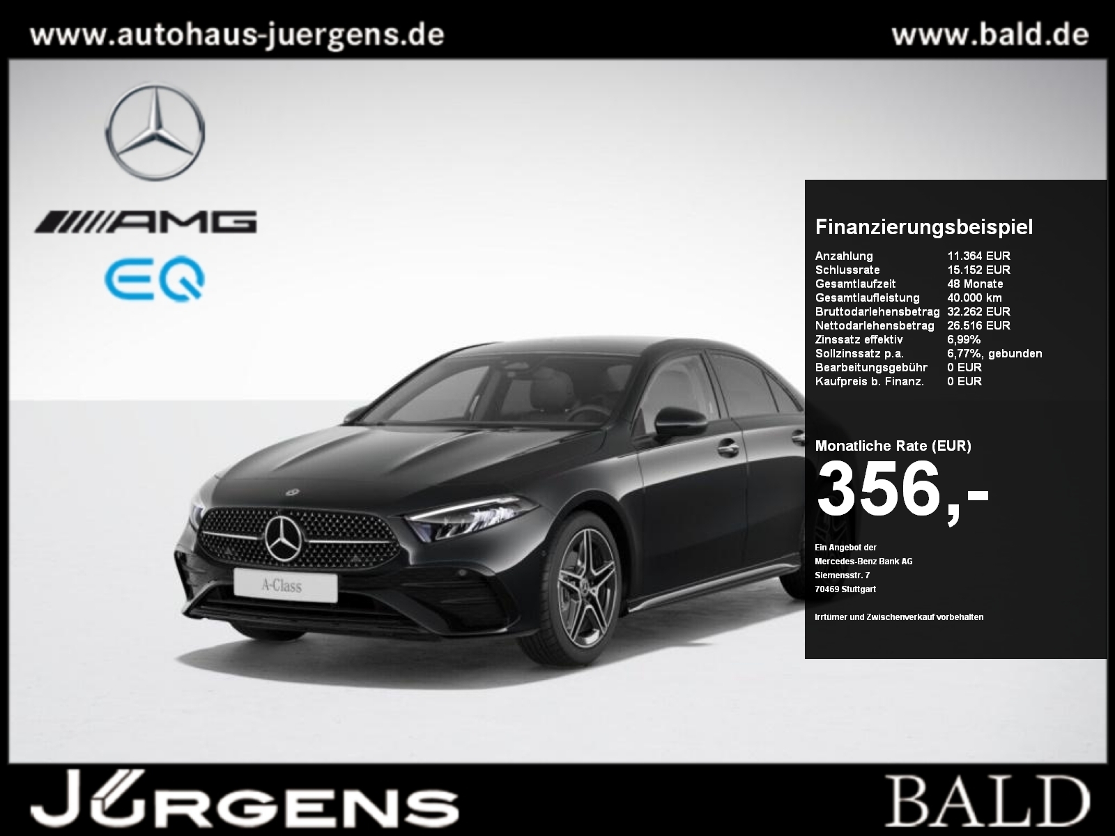 Mercedes-Benz A 200 Limo AMG-Sport Night 18