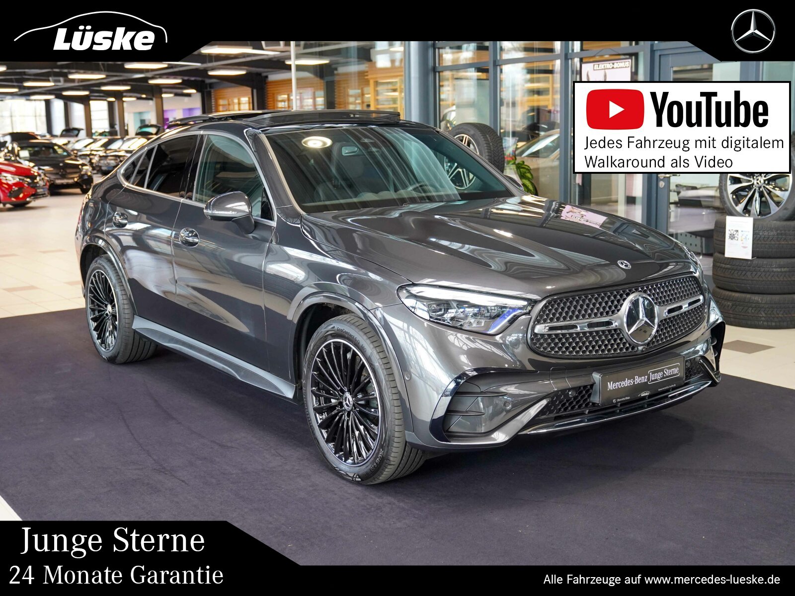 GLC 300 d 4M Coupé AMG Line Vielspeiche Pano AHK