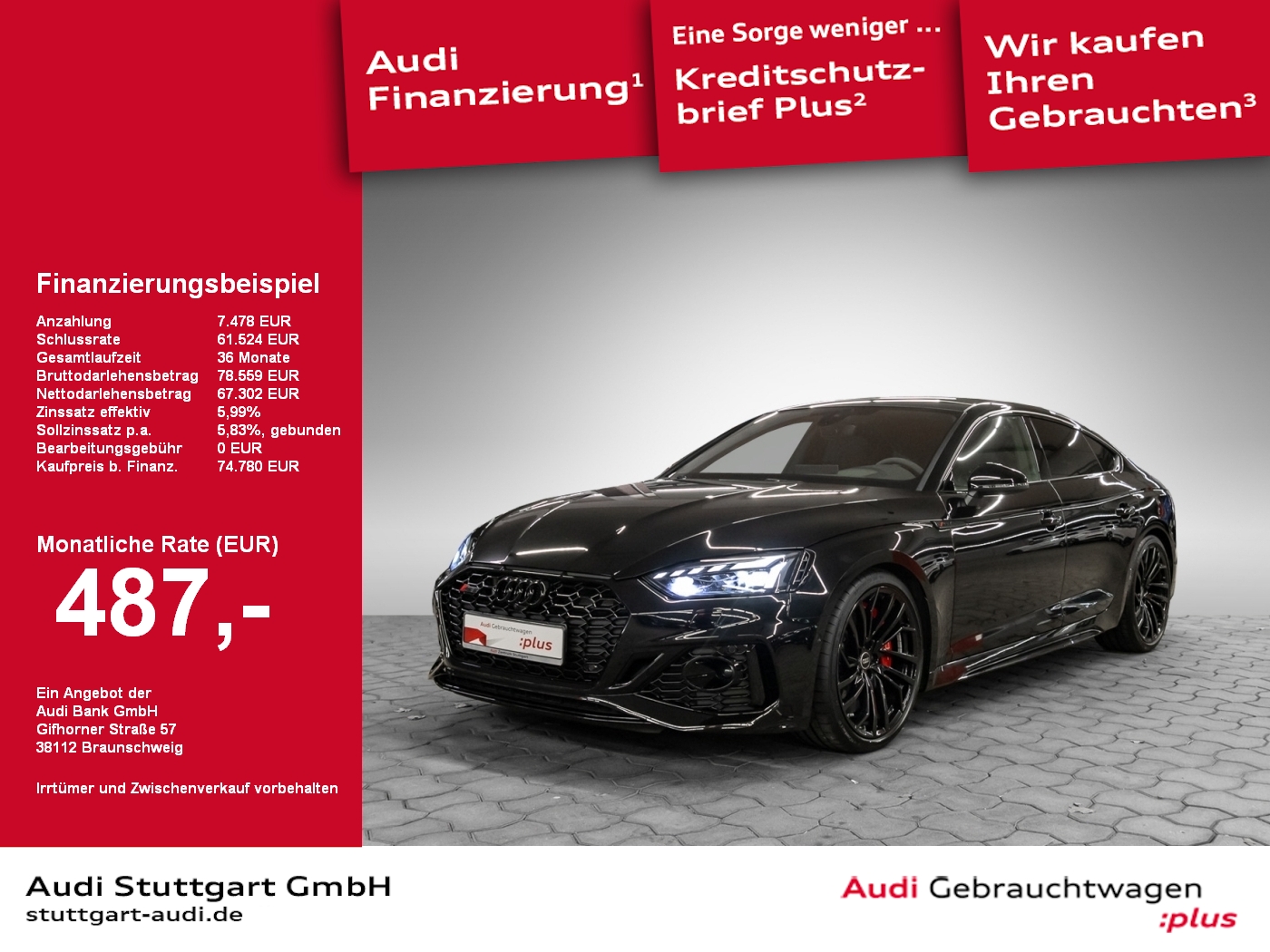 Audi RS5 2.9 TFSI qu Sportback