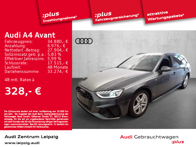 A4 Avant 40 TDI S line *LED*Tour*Business*