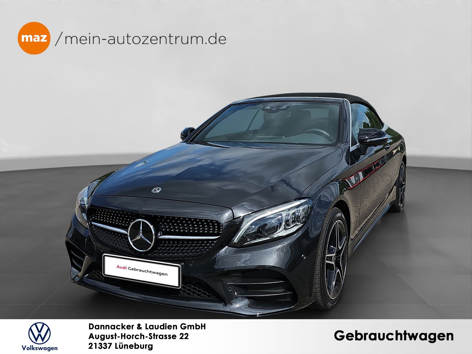 C 400 Cabrio AMG Line 4Matic Alu LED AHK Navi ACC el. Sitze Sitzheizung Leder