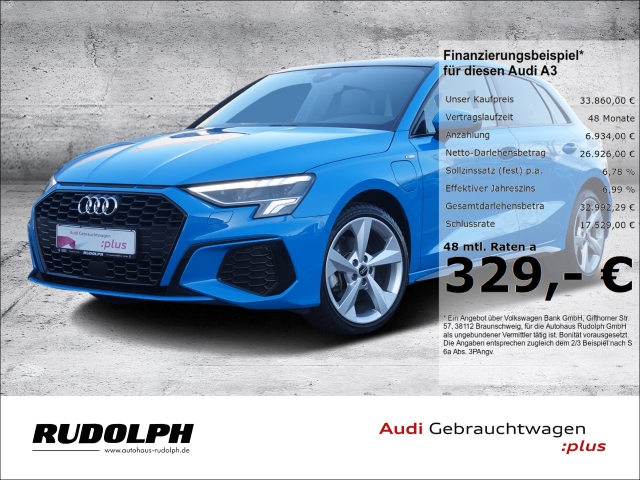 A3 Sportback 40 TFSI e S line ACC LED Navi CarPlay PDCv+h