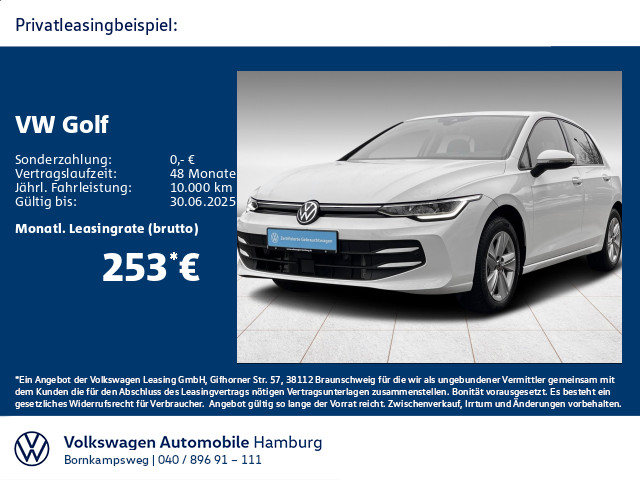 Golf VIII 1.5 TSI Life Navi Sitzhzg Head-up ACC