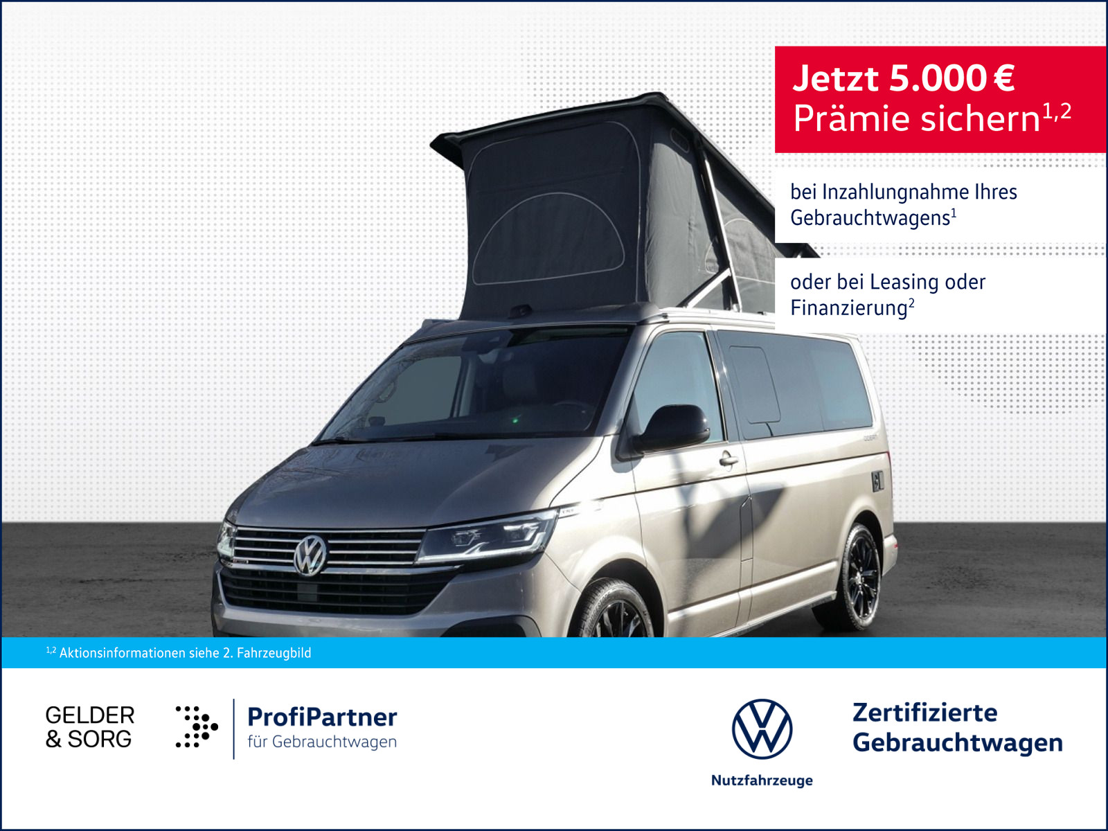 Volkswagen T6 California 2.0 TDI 1 Ocean 5 000€ EXTRAPRÄMIE