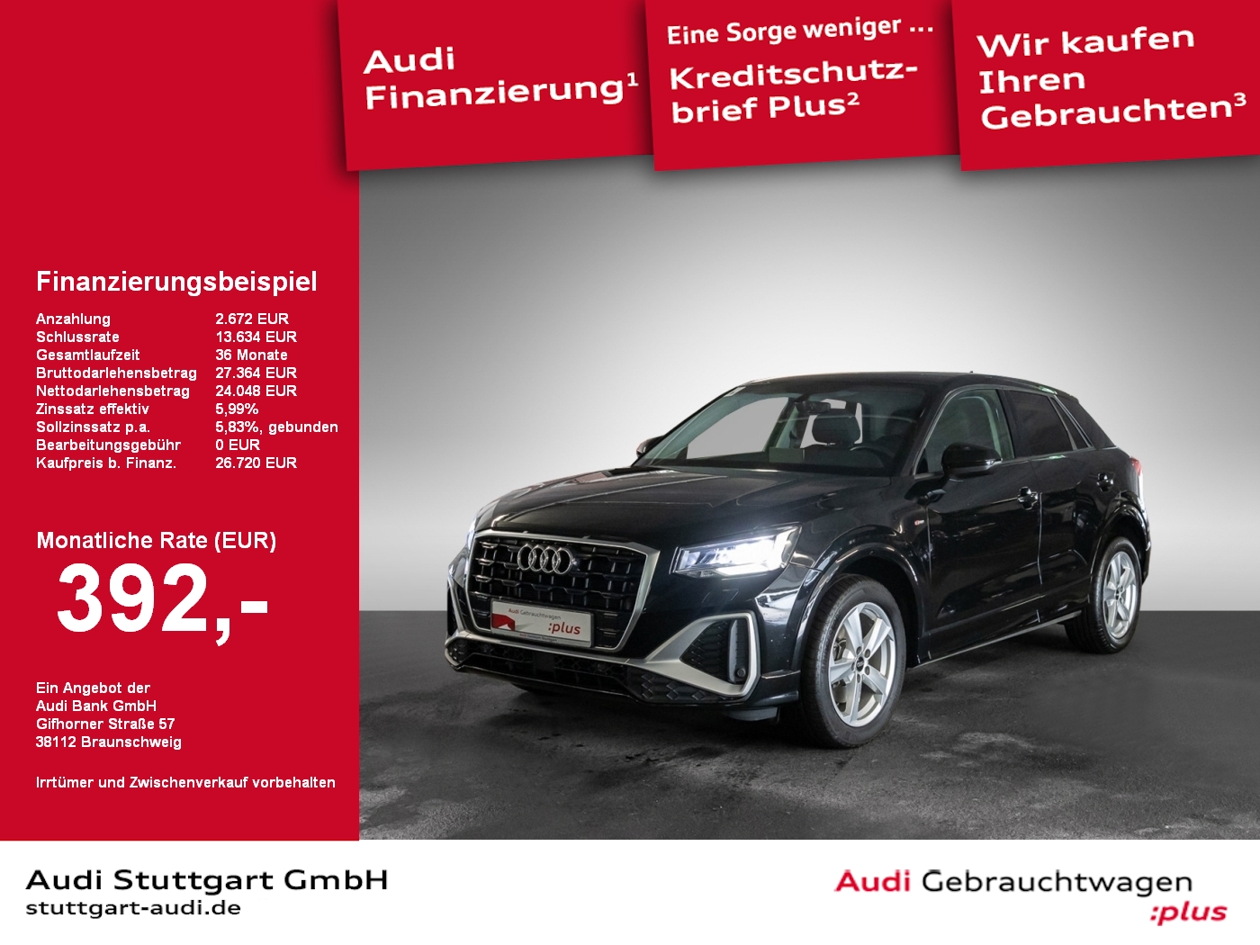 Audi Q2 35 TDI S Line Assistenzpaket Parken