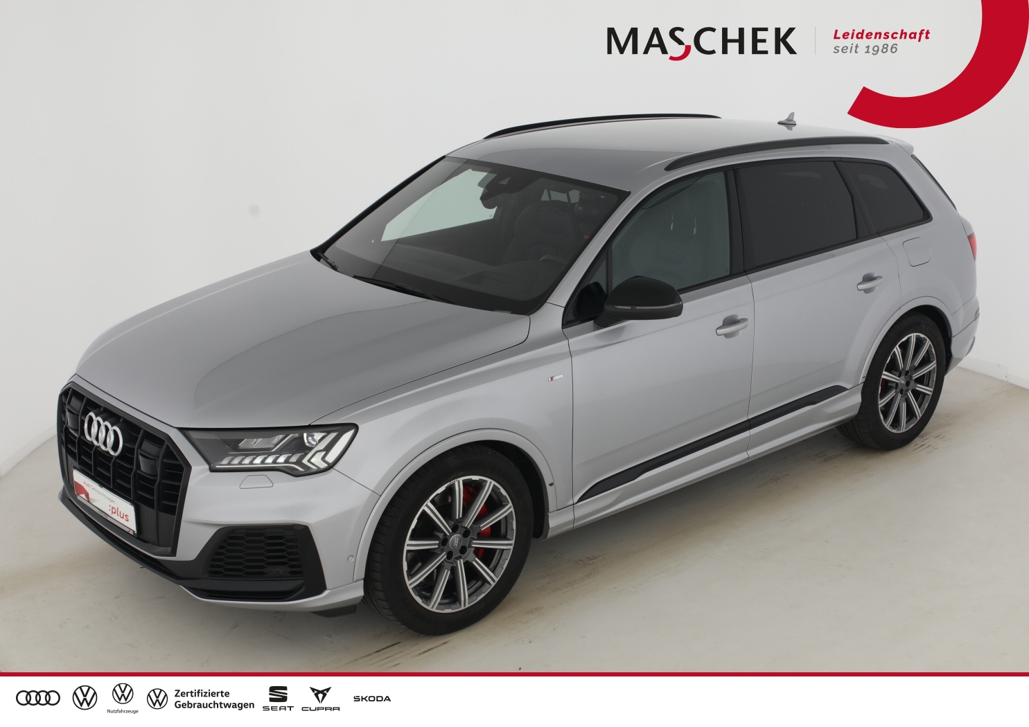 Q7 S line 60 TFSIe AHK B&OPrem HUD Kamera Matrix