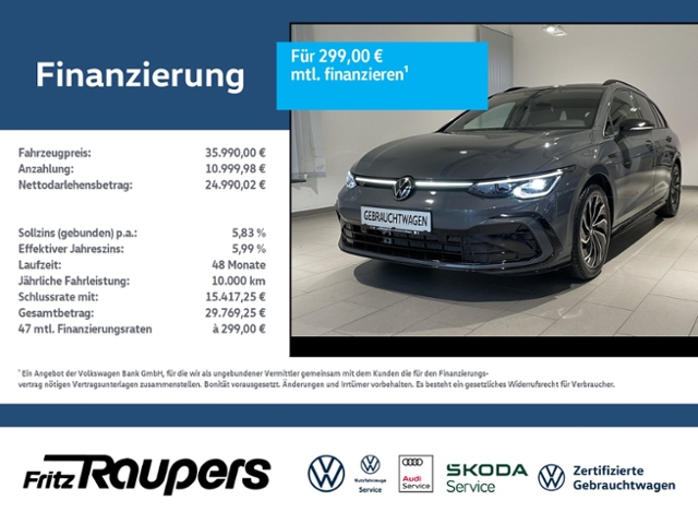 Golf Variant VIII 1.5 eTSI DSG R-Line +AHK+NAVI+
