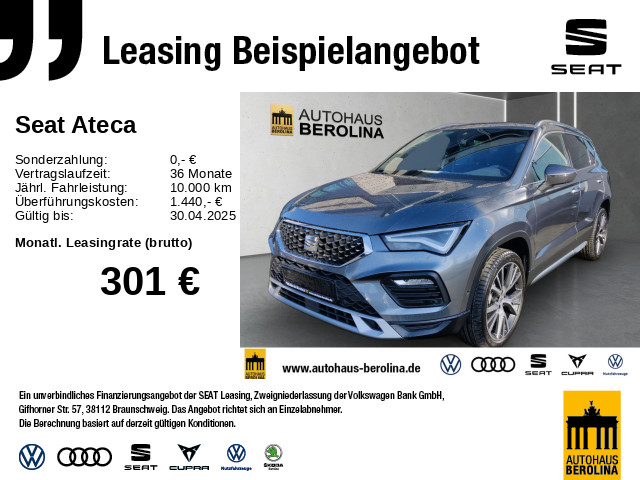 Ateca 1.5 TSI Xperience DSG *AHK*BEATS*ACC*SHZ*