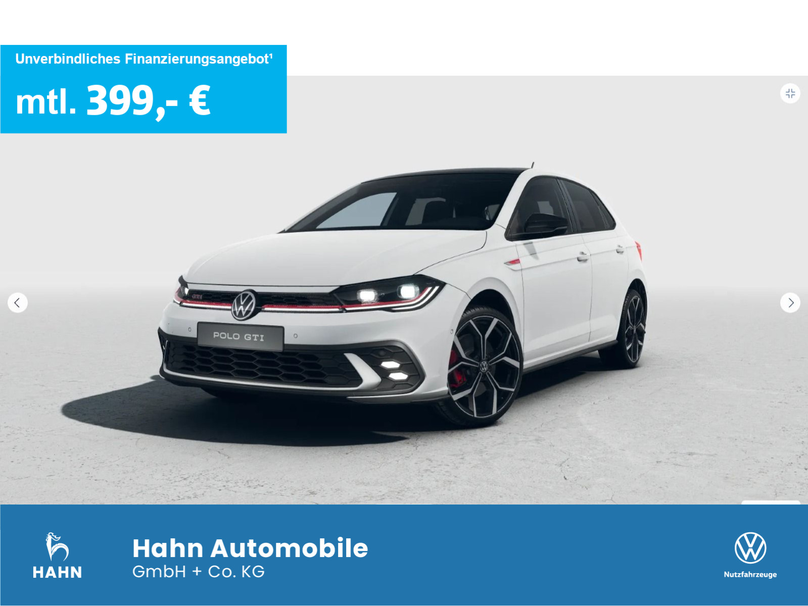 Polo GTI 2,0TSI 152kW DSG PANO WKR NAVI RFK IQ