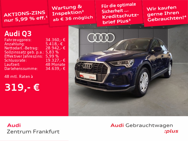 Q3 40 TFSI quattro S tronic LED VC PDC DAB