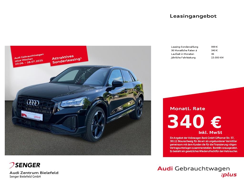 Q2 S line 30 TDI MMI Matrix-LED AHK Audi connect