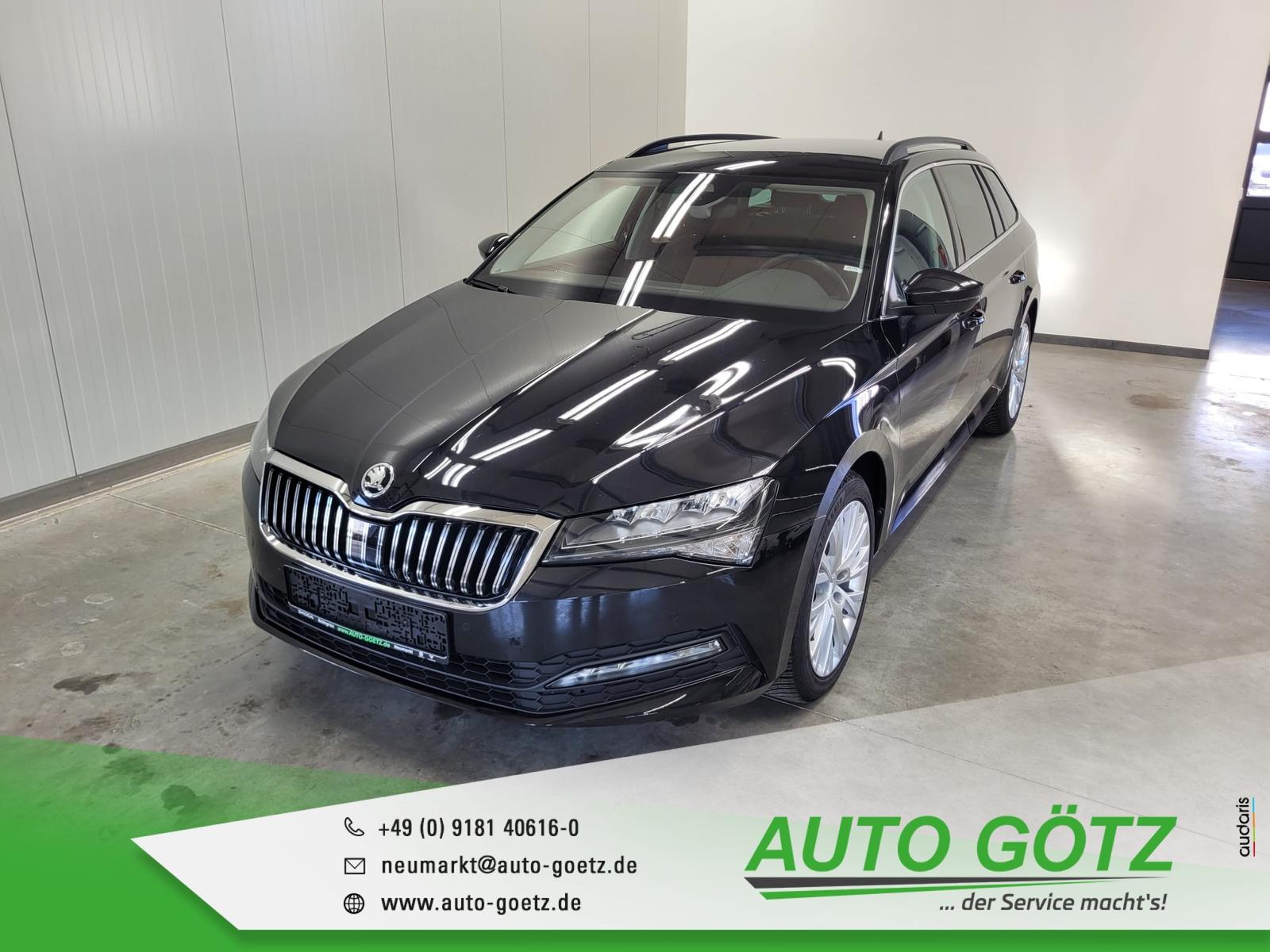 Superb Combi Ambition DSG AHK*Navi*LED*ACC*Kamera*elektr. Heckkl.*Induktiv Laden*Frontscheibenheiz*Lenkradheiz*Ladeboden*SmartLink*PDC*vo+hi*Sitzheiz*Freispr.*VZE*DigiCockpit*SpurAssist*Sunset*DAB*Spiegel elektr. anklappbar*4xEFH*Armlehne*Connect*Alu*RÃckbank geteilt*Metallic
