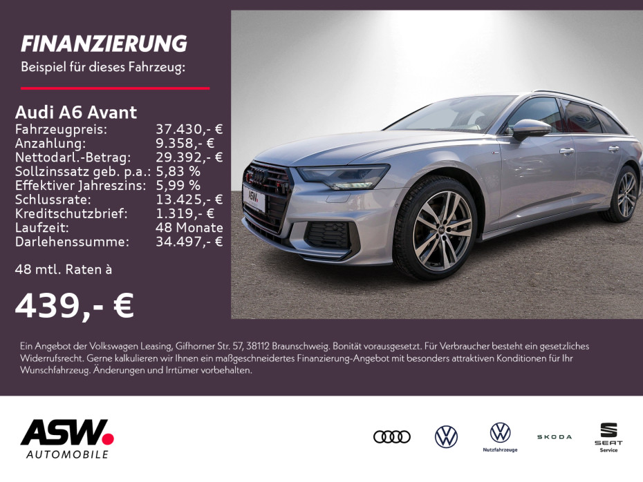 Audi A6 Avant Sline 40TDI VC