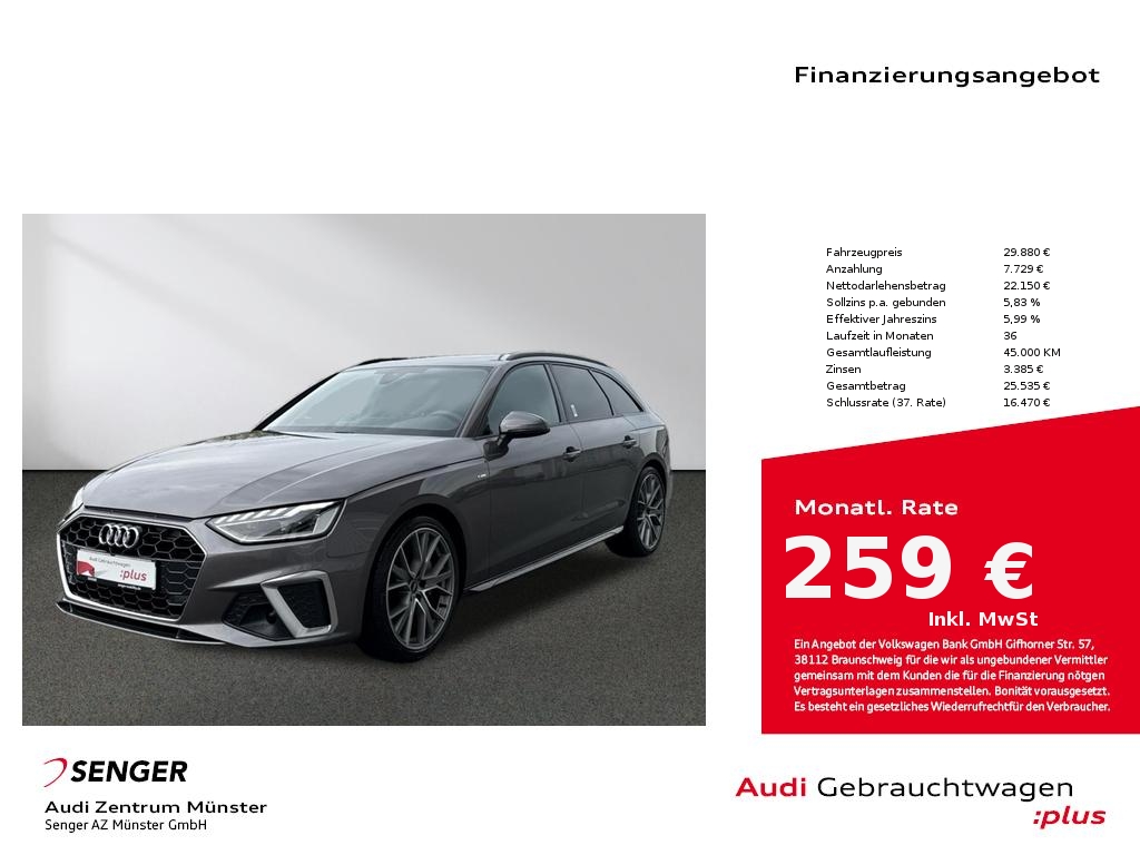 Audi A4 Avant 40 TDI S line