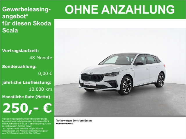 Scala Monte Carlo 1 5 TSI DSG Vollausstattung