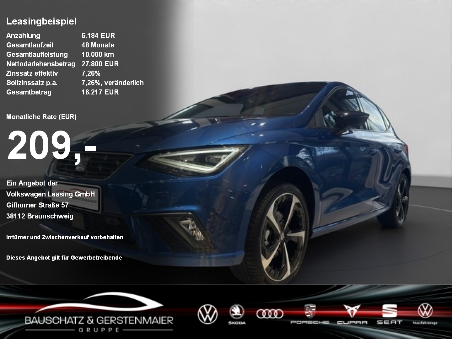 Ibiza FR 1.0 TSI 6-Gang Schaltgetriebe