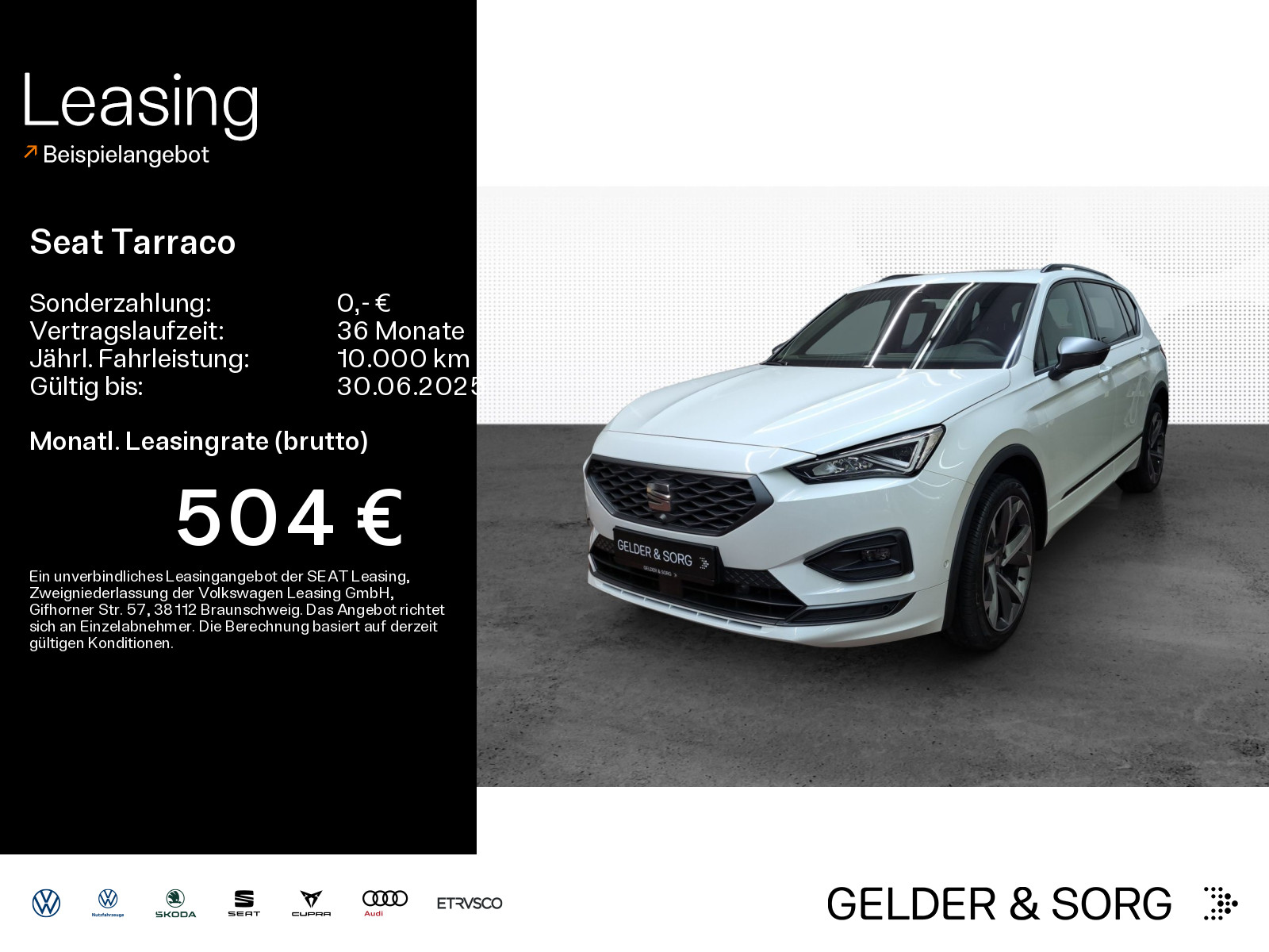 Tarraco FR 2.0 TDI AHK*Pano*LED*Stand*Navi*20Z