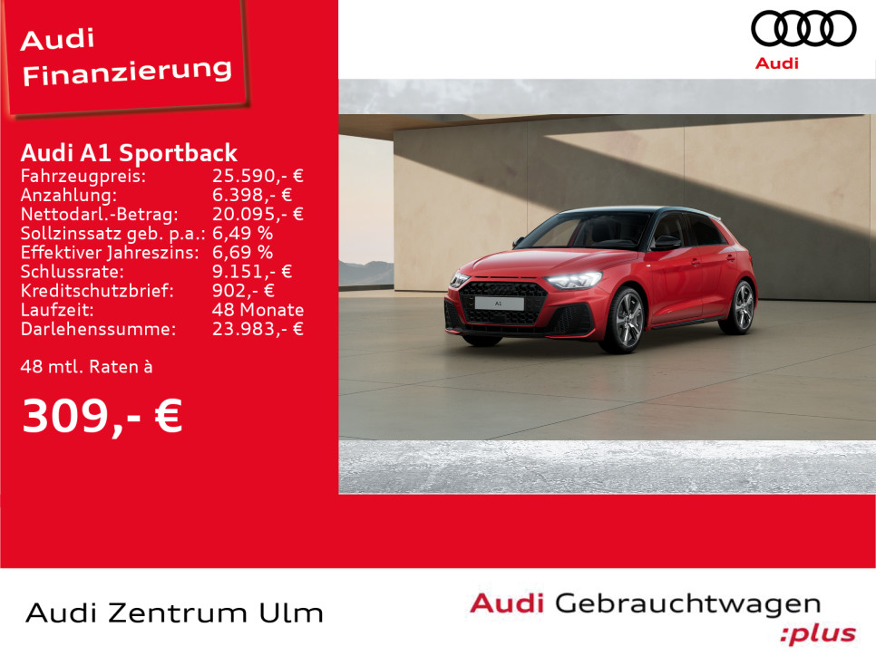 A1 Sportback S line 30 TFSI NAV+ LED SHZ