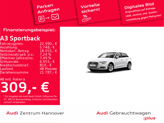 Audi A3 Sportback sport 40