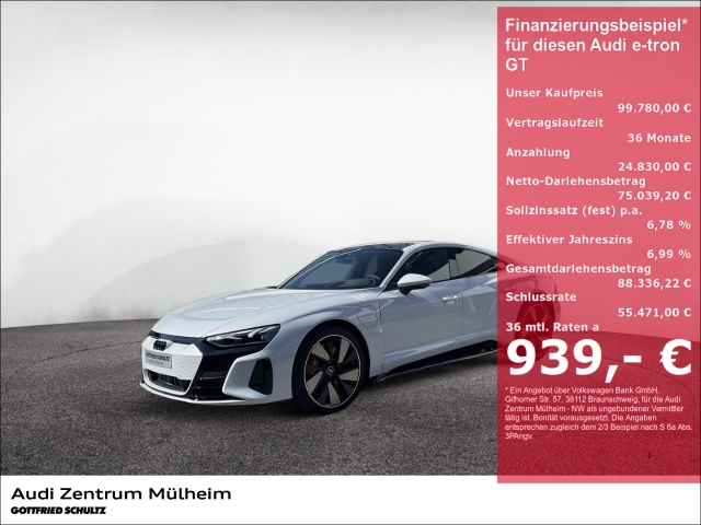 Audi e-tron GT quattroLuftfederung AD digitales