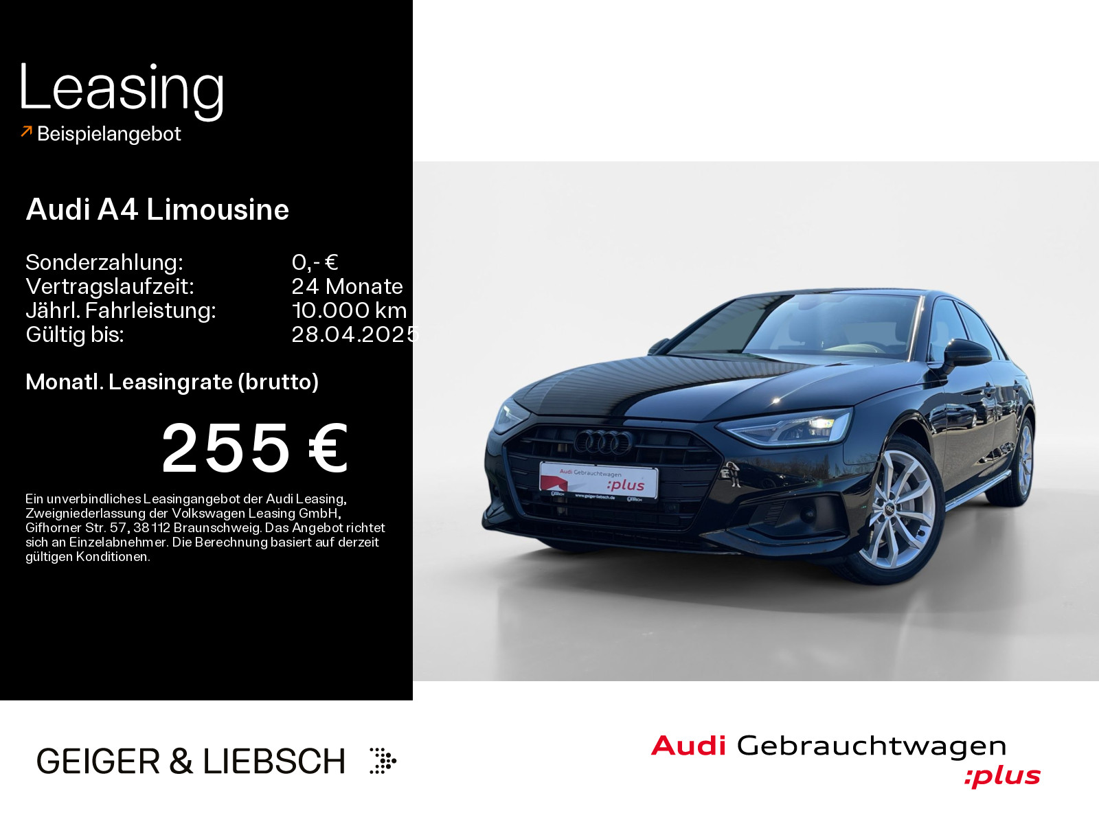 A4 Limousine 40 TDI quattro advanced*OPTIK-PAKET*LED*VIRTUAL*NAVI-PLUS*KAMERA*18ZOLL