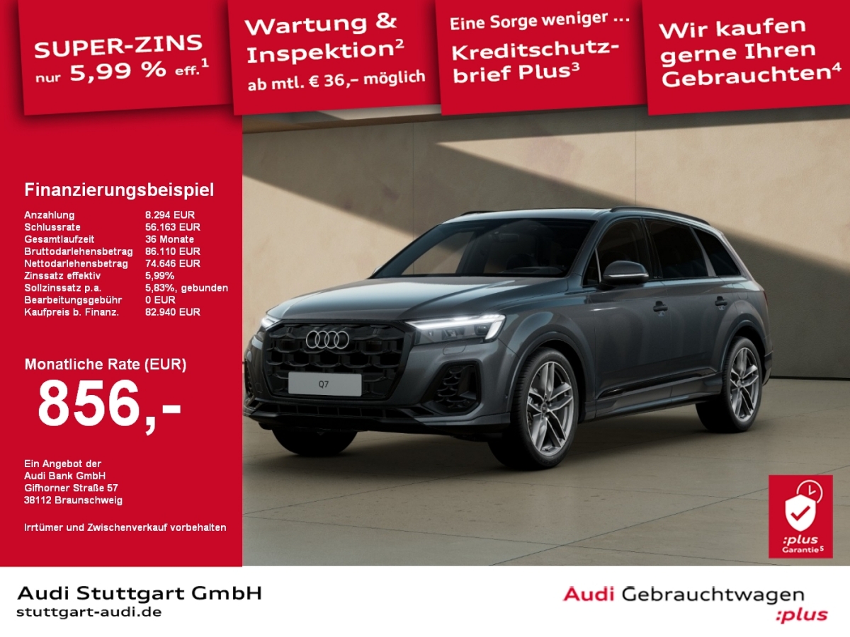 Q7 S line 55 TFSI e quattro tiptronic AHK B&O