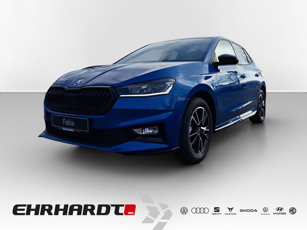 Fabia 1.0 TSI DSG Monte Carlo LED*NAV*SHZ*ACC*PARKLENK*KAMERA*TOTW*BEH.FRONT*VIRTUAL*16"