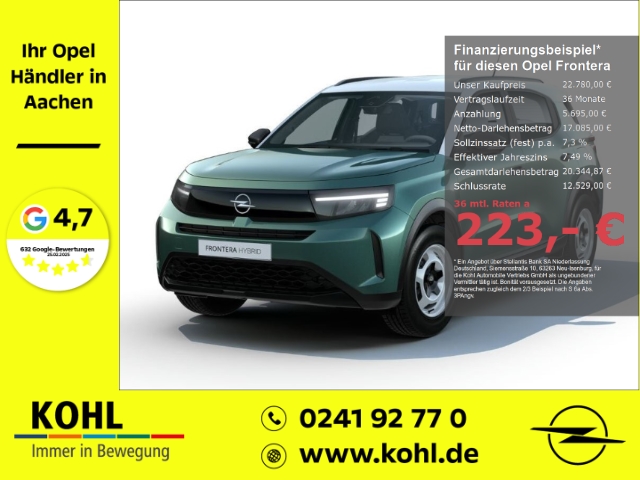 Frontera Edition Hybrid 110PS PDC LED Klimaautom