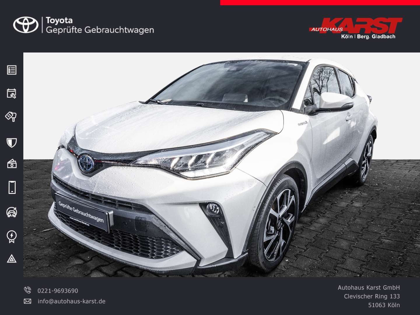 C-HR 2.0l Hybrid Team D Park Assis., CarPlay