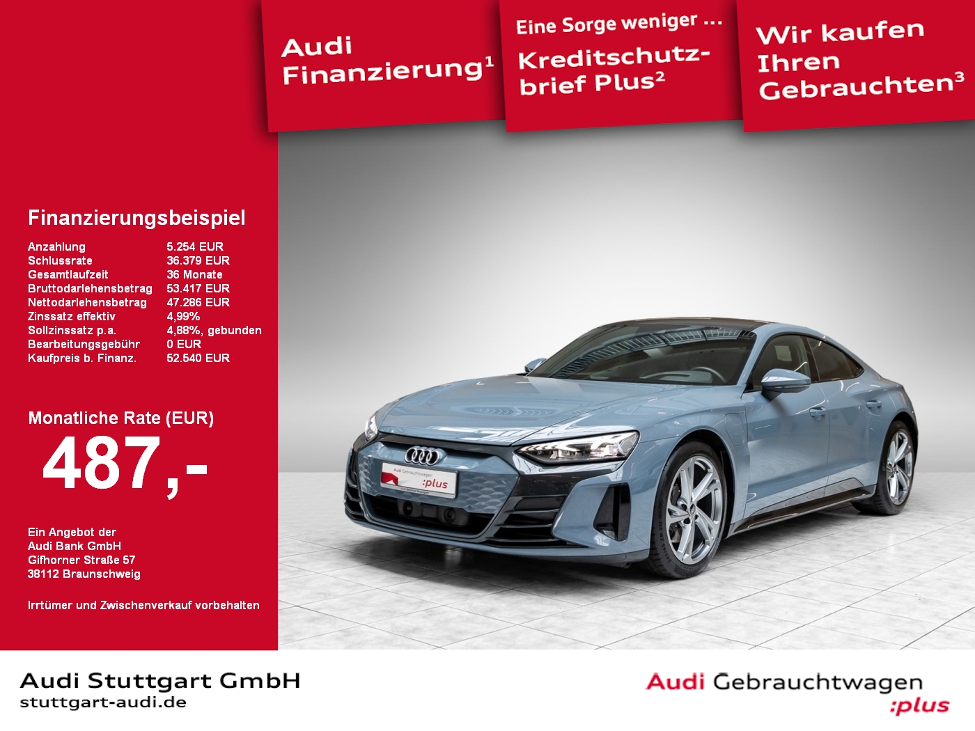 e-tron GT quattro 350 kW ACC Pano HUD SHZ