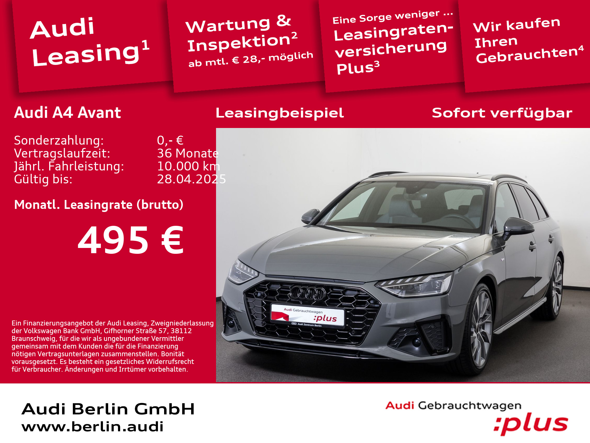 A4 Avant S line 30 TDI S tr. AHK RFK LED PANO