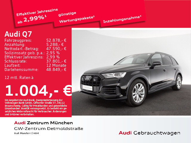 Audi Q7 55 TFSI e qu S line Kameras